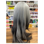 Storm - 21", Straight, Synthetic Wig - Silver with Black