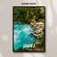 Jamaica - Blue Hole Poster Print