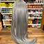 Sparkle - 25" Straight Synthetic Wig - Silver Grey