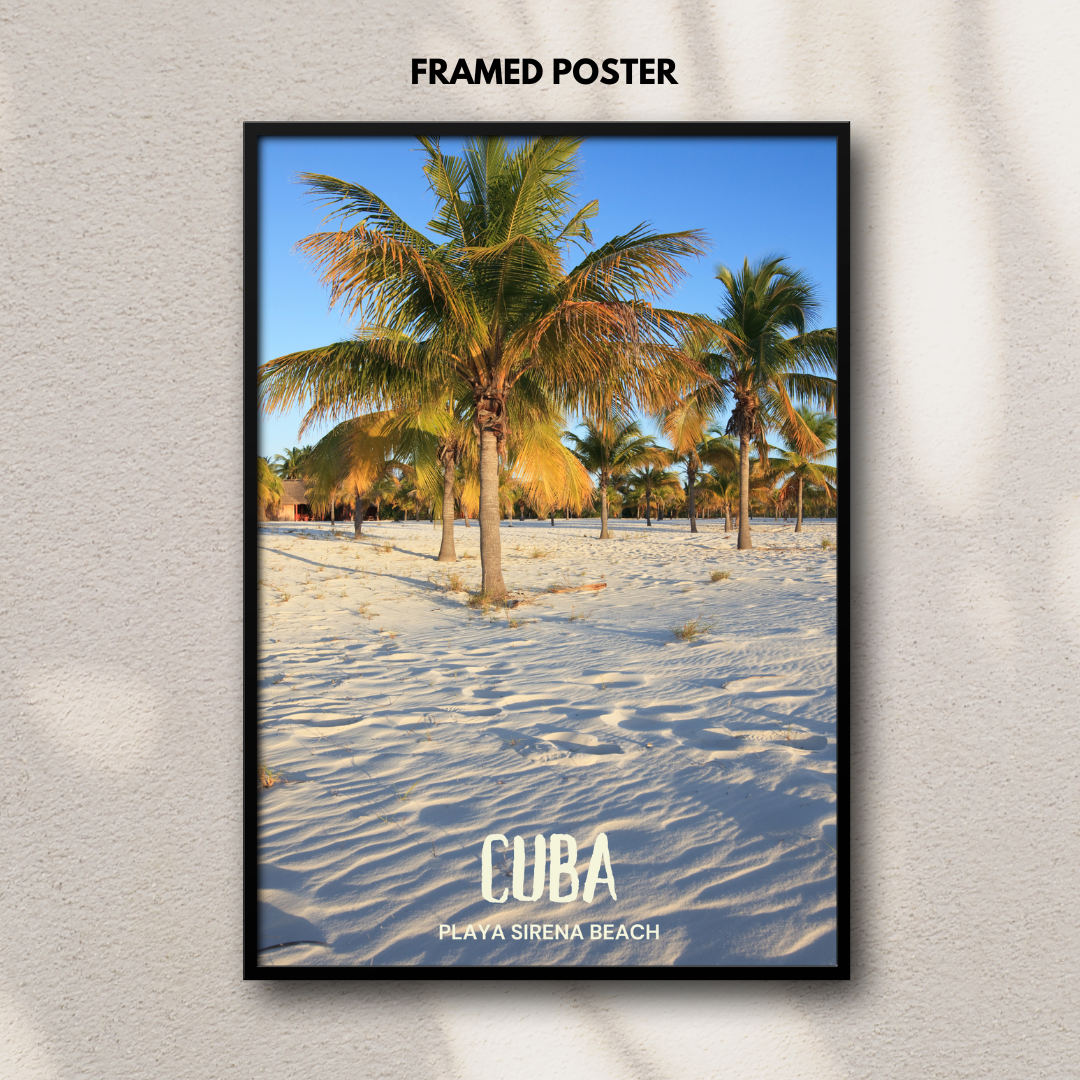 Cuba - Playa Serena Beach Poster Print