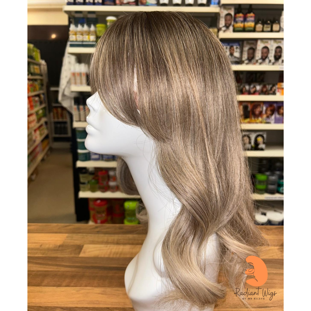 Clara - 17", Loose Wave, Synthetic Wig - Ash Brown/Blonde Ombre