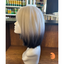 Kaz - 11", Straight, Synthetic Wig - White with Black Tips