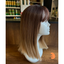 Daisy - 14", Straight, Synthetic Wig - Brown & Blonde Ombre