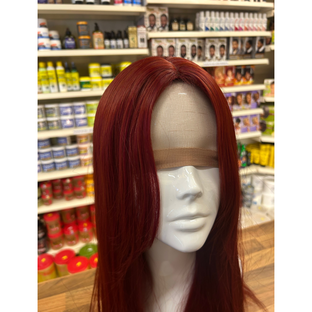 Cherise - 24", Straight, Synthetic Wig - Red