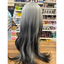 Storm - 21", Straight, Synthetic Wig - Silver with Black