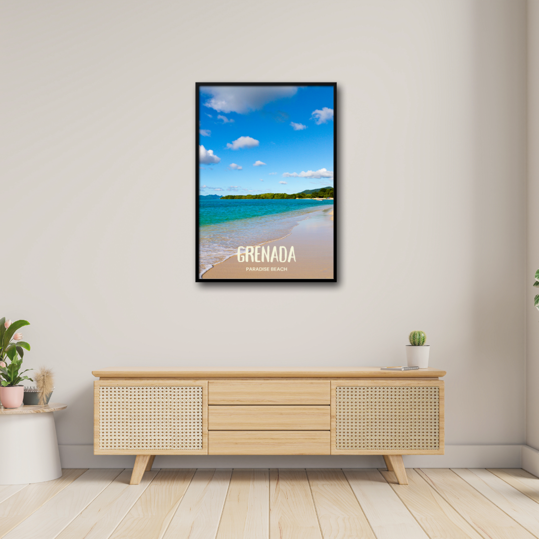 Grenada - Paradise Beach Poster Print