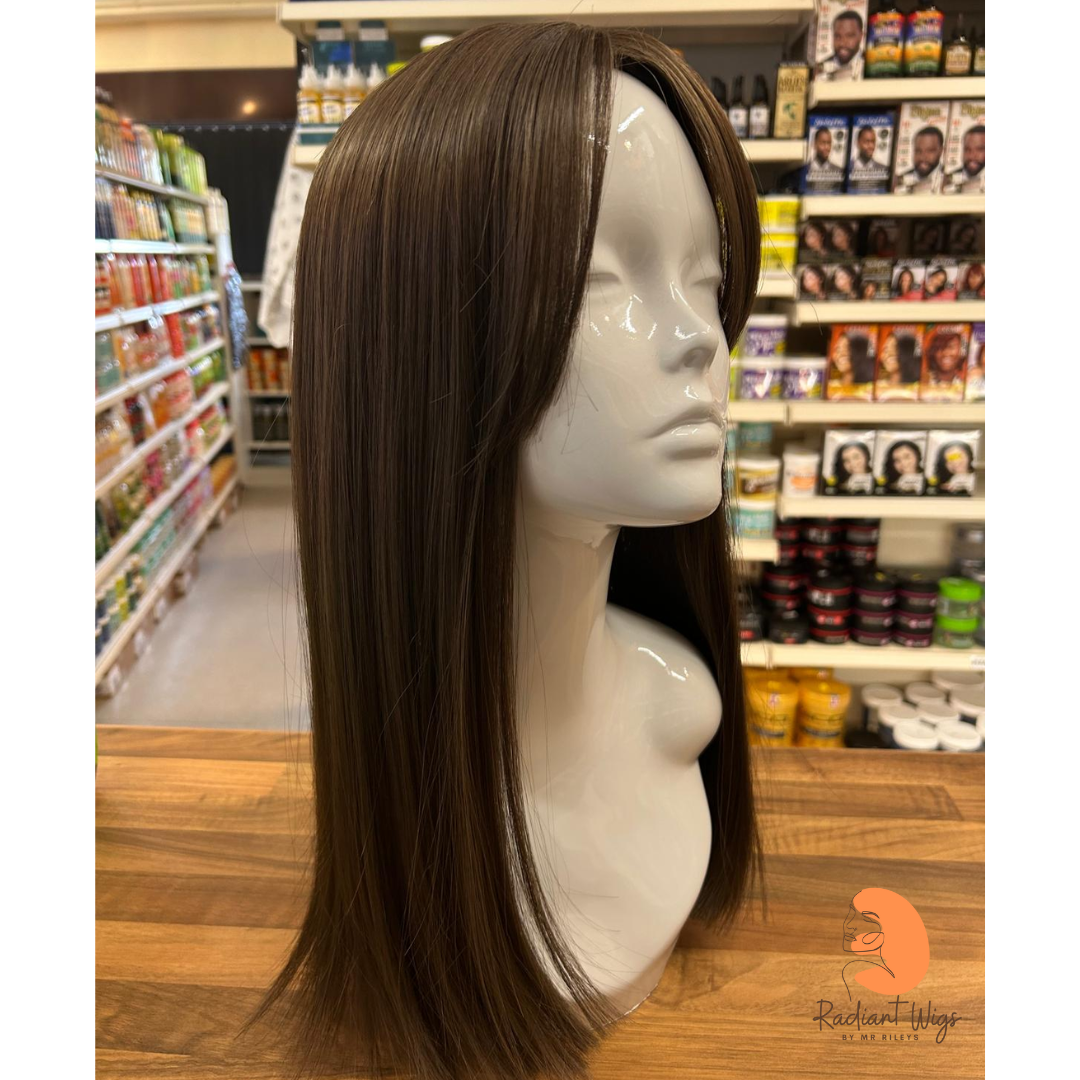 Jade 3 - 18", Straight, Synthetic Wig - Brown