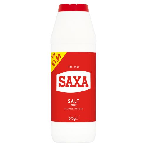 Saxa Fine Salt 675g