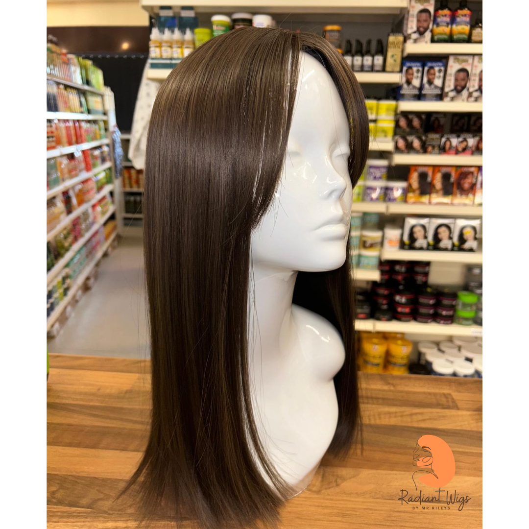 Jade 3 - 18", Straight, Synthetic Wig - Brown