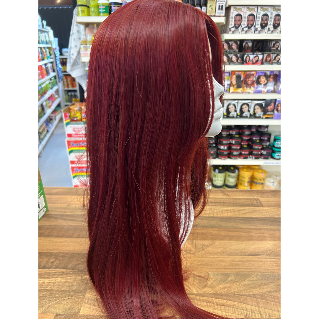 Cherise - 24", Straight, Synthetic Wig - Red