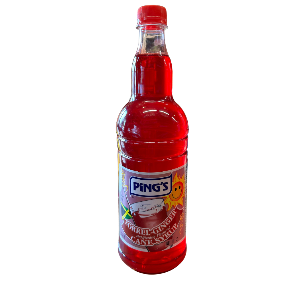 Pings Sorrel Ginger Cane Syrup 1L