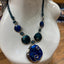 Blue & Silver Statement Necklace