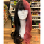 Blaze - 25", Loose Wave, Synthetic Wig - Pink & Dark Brown