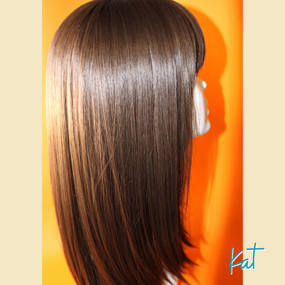 Kat - 18" - Straight Synthetic Wig - Brown