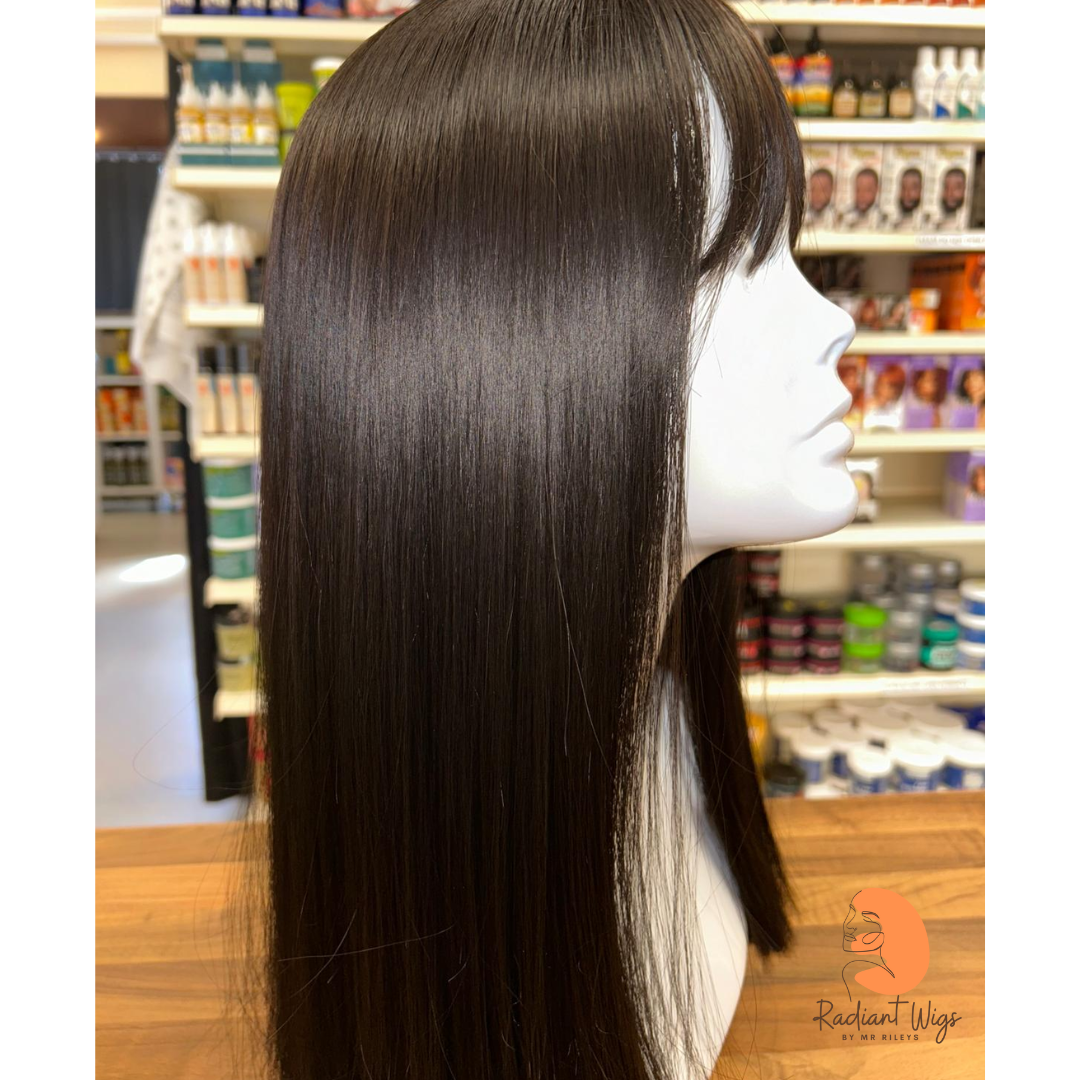 Lara 1 - 18", Straight, Synthetic Wig - Dark Brown