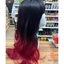 Wynter - 23", Loose Wave, Synthetic Wig - Red/Black Ombre