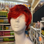 Max - 6", Straight, Human Hair Wig - 1B/Red