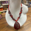Red & Silver Statement Necklace