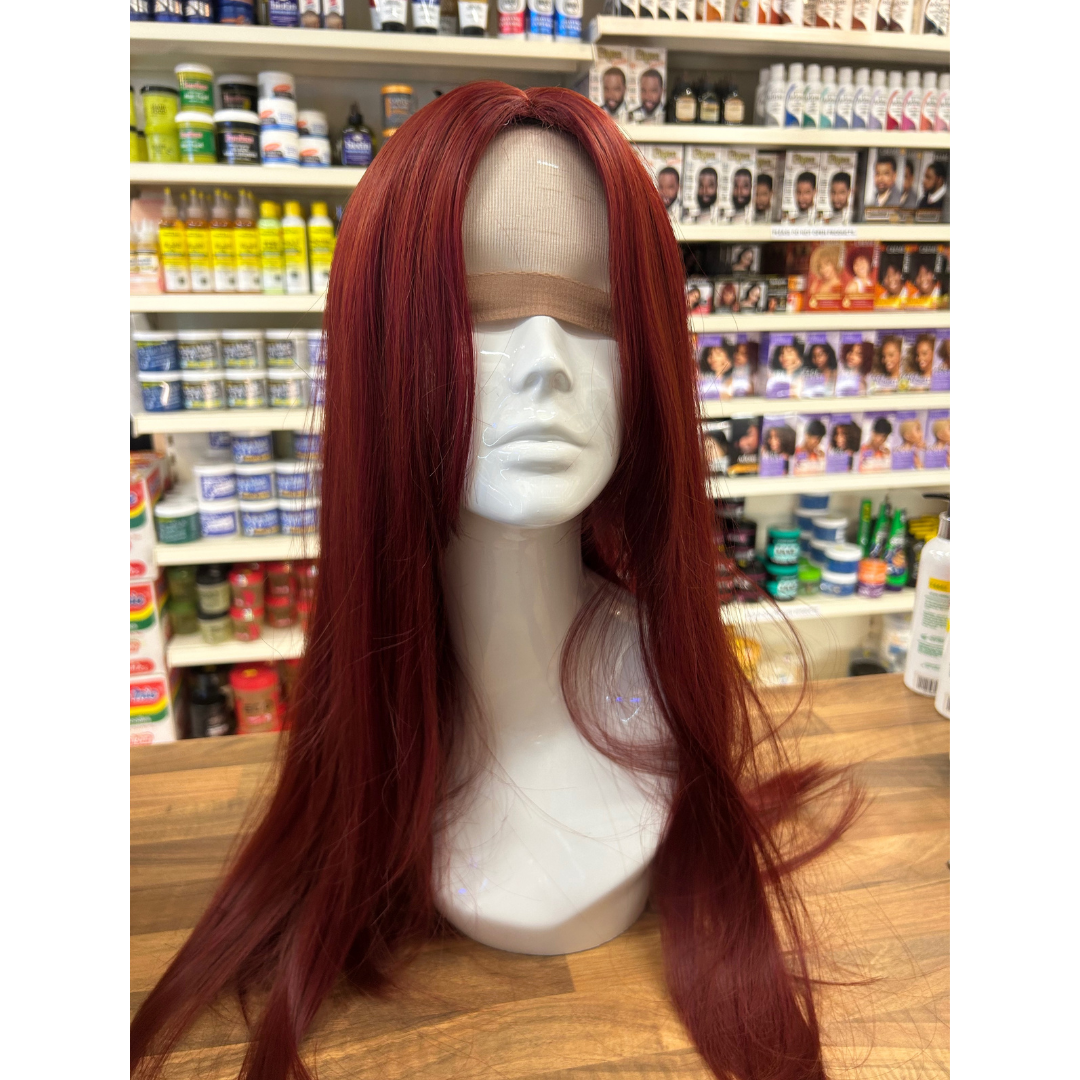 Cherise - 24", Straight, Synthetic Wig - Red