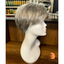 Fern - 8", Straight, Human/Synthetic Blend Wig - Grey