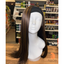 Nicole - 21", Straight, Synthetic Headband Wig - Dark Brown with Highlights