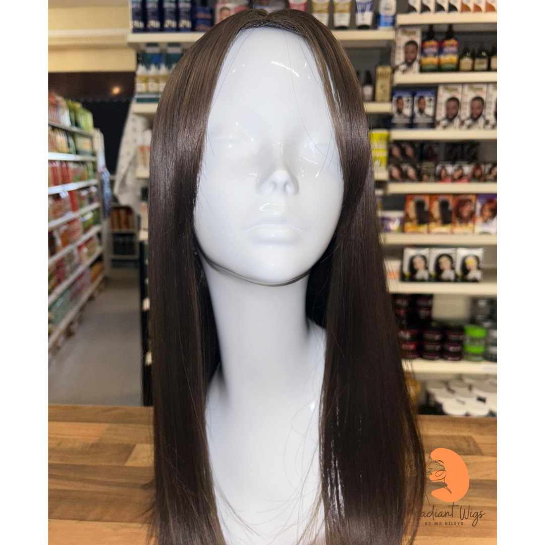 Jade 3 - 18", Straight, Synthetic Wig - Brown