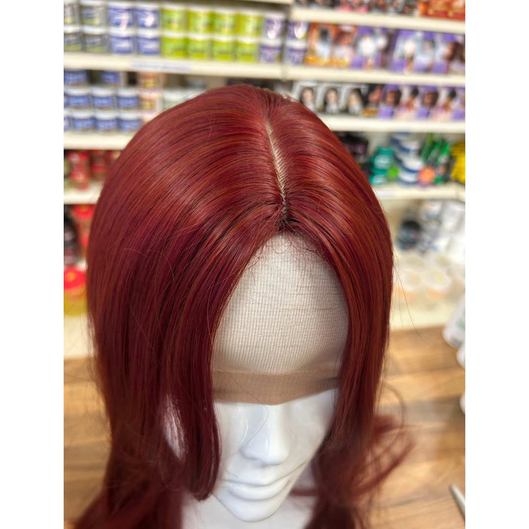 Cherise - 24", Straight, Synthetic Wig - Red