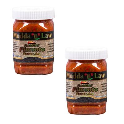 Mudda 'N' Law Roasted Pimento Seasoning 12oz (2 PACK)