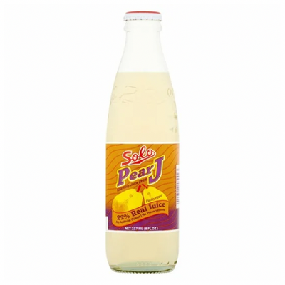Solo Pear J Sparkling Pear Drink 237ml