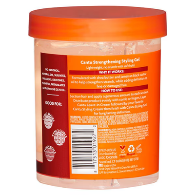 Cantu Shea Butter with Jamaican Black Castor Oil Styling Gel 524g