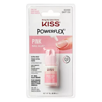 Kiss: Powerflex Pink Nail Glue 3g BKP139