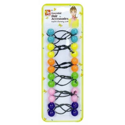 BT: Ponytail Holders - Turquoise, Yellow, Orange #07118