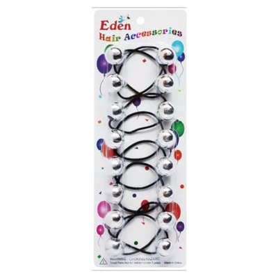 Eden: Hair Ball 12mm - Metallic Silver LB12MSIL