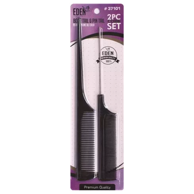 Eden: 2pc Comb Set - Bone Tail & Pin Tail 37101