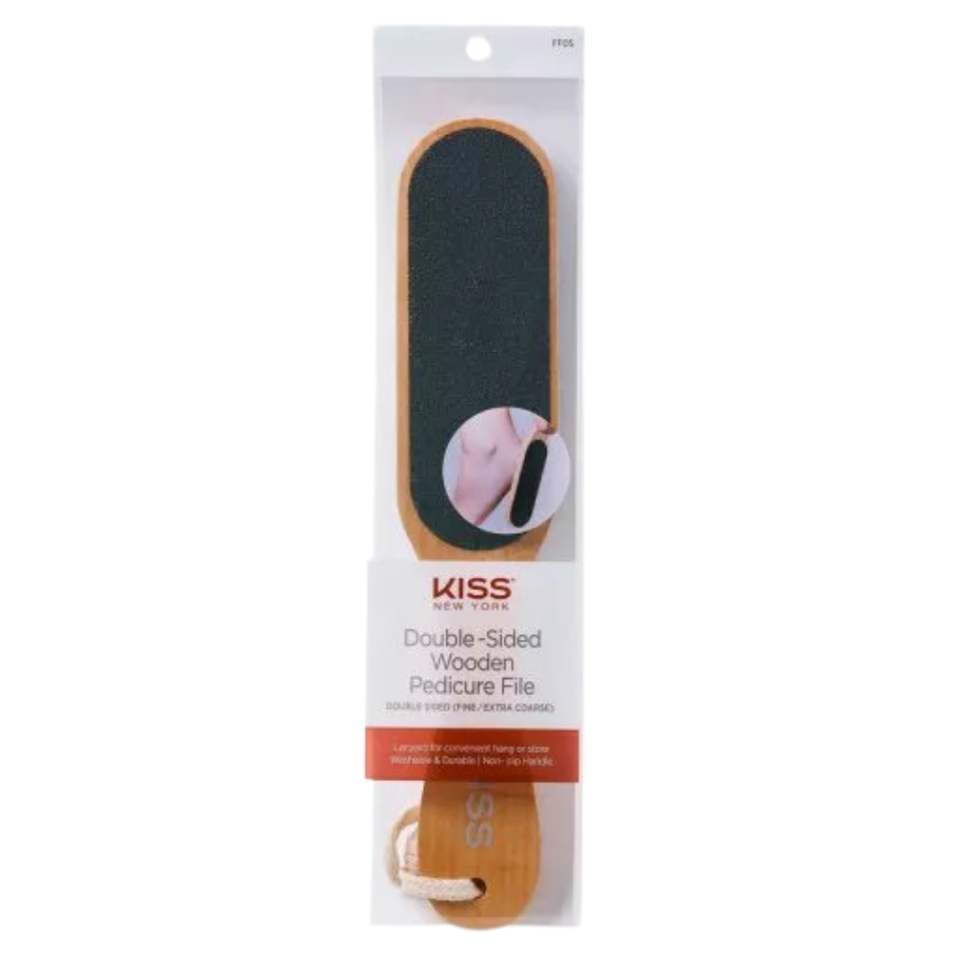 Kiss: Double-Sided Wooden Pedicure File FF05