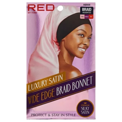 Red By Kiss: Wide Edge Silky Braid Bonnet - Assorted HBR08