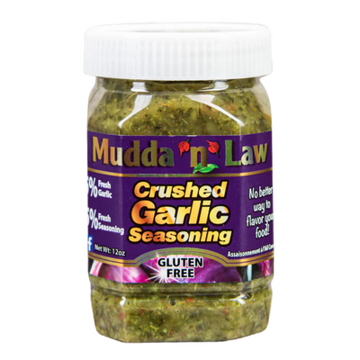 Mudda 'N' Law Crushed Garlic Seasoning 355ml