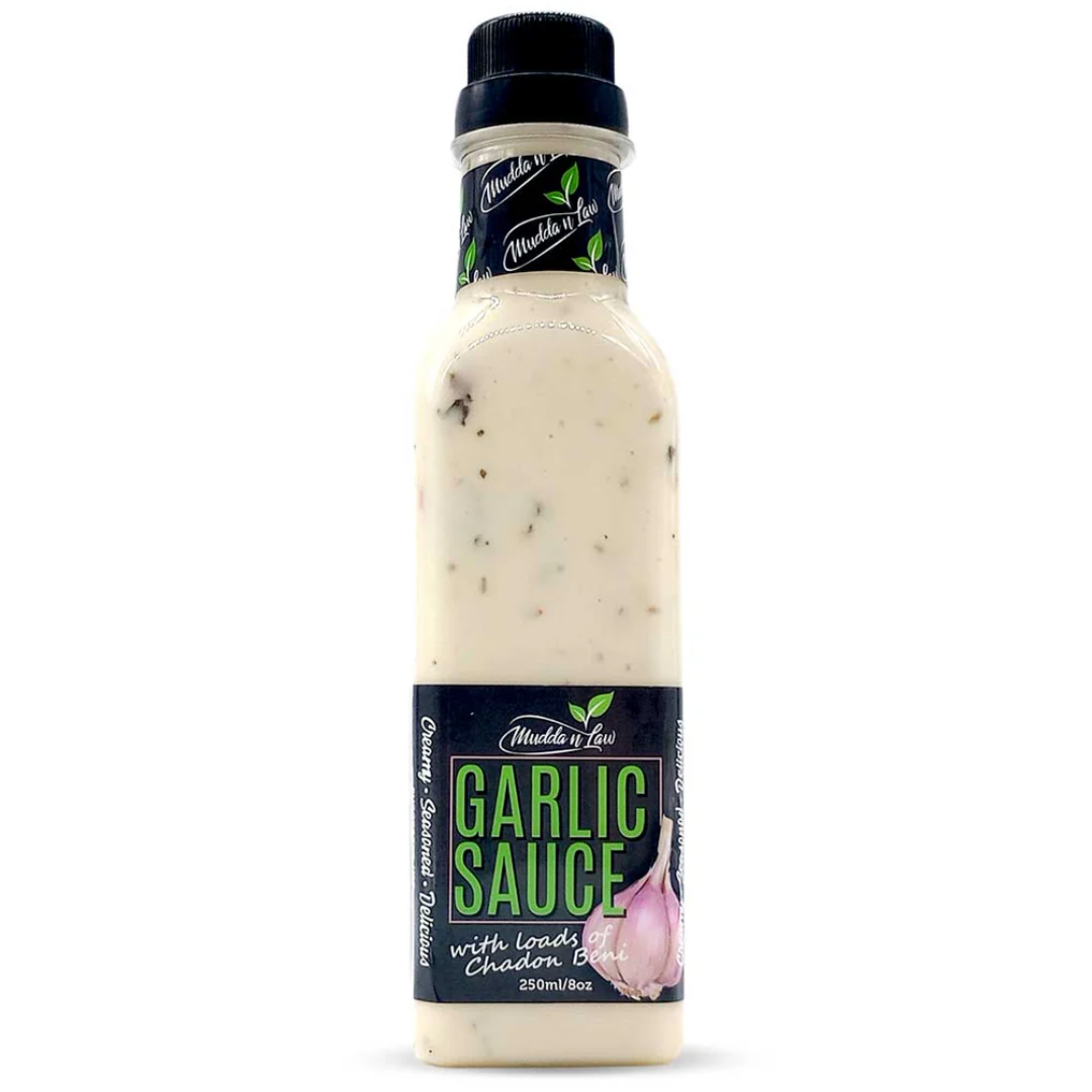 Mudda 'N' Law Garlic Sauce with Chadon Beni 250ml