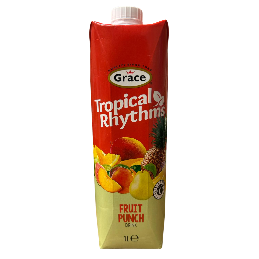 Tropical Rythams Grace Tropical Rhythms - Fruit Punch 1L – Riley's Tropical Food