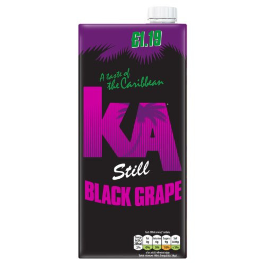 KA Still Black Grape Juice 1L