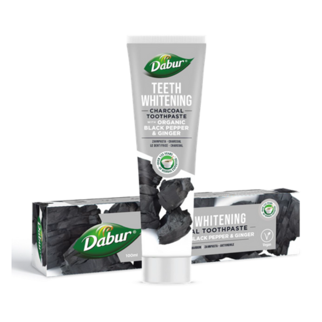 Dabur Teeth Whitening Charcoal Toothpaste 100ml