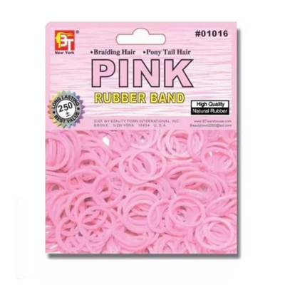 BT Pink Rubber Bands - 250pcs