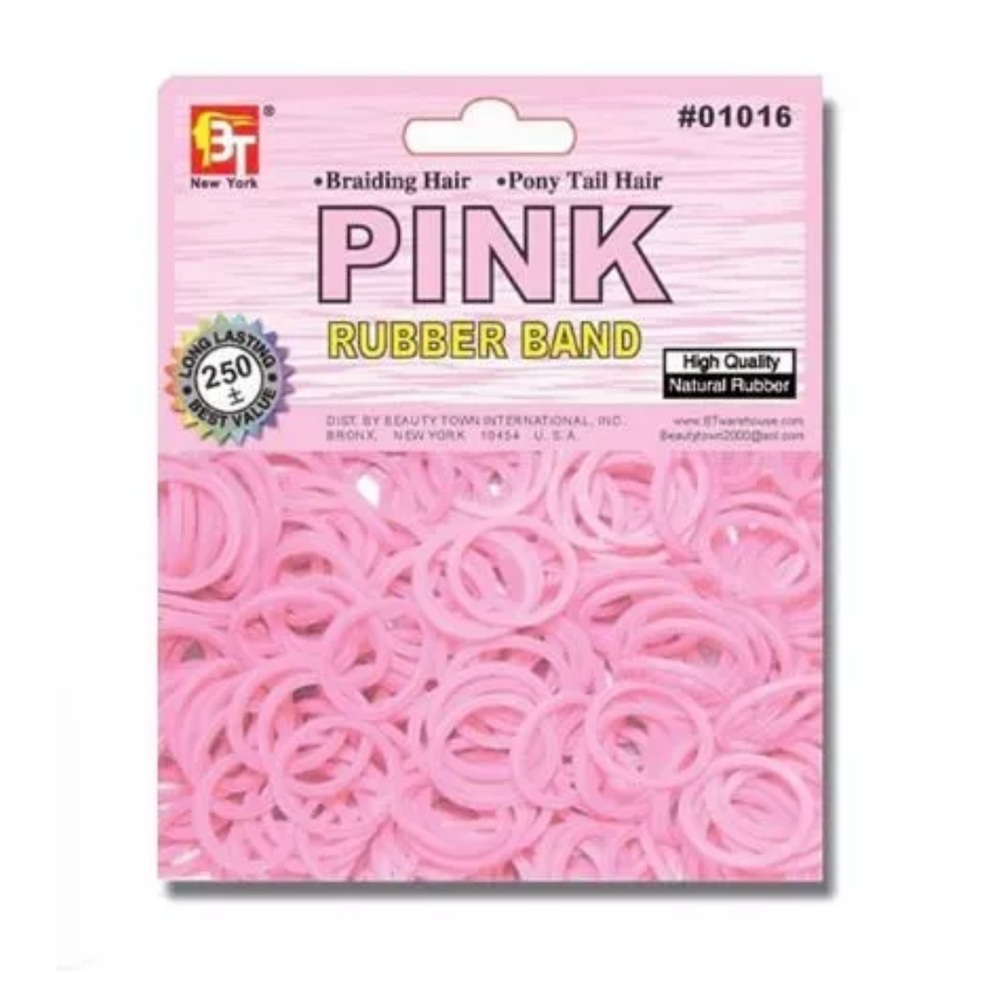 BT Pink Rubber Bands - 250pcs – Riley's Tropical Food