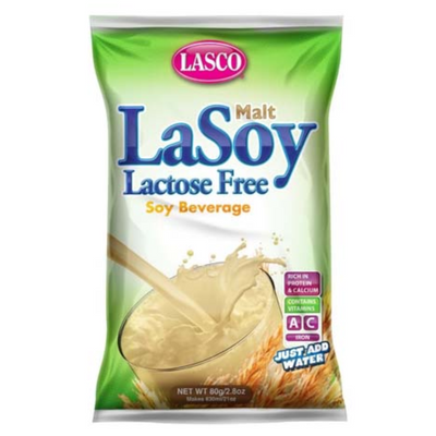 Lasco LaSoy Malt Lactose Free Soy Beverage 80g