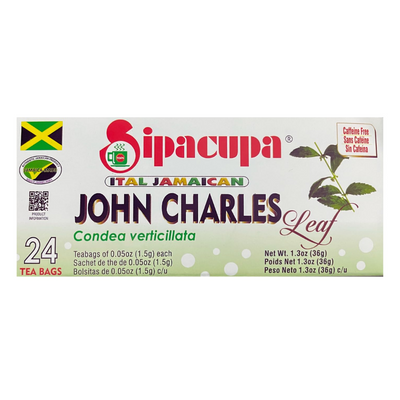 Sipacupa John Charles Leaf Herbal Tea - 24 Tea bags