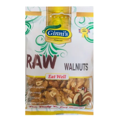 Ginni's Raw Walnuts 50g