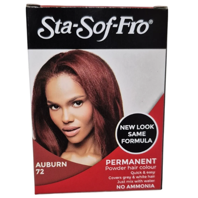 Sta-Sof-Fro Permanent Powder Hair Colour 8g - Auburn (72)