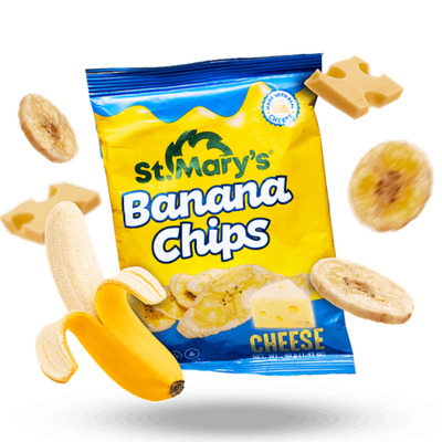 St Mary's Banana Chips - Cheese 40g