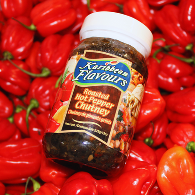 Karibbean Flavours Roasted Hot Pepper Chutney 225g