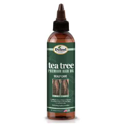 Difeel Scalp Care Premium Natural Hair Oil - Tea Tree Oil 8oz